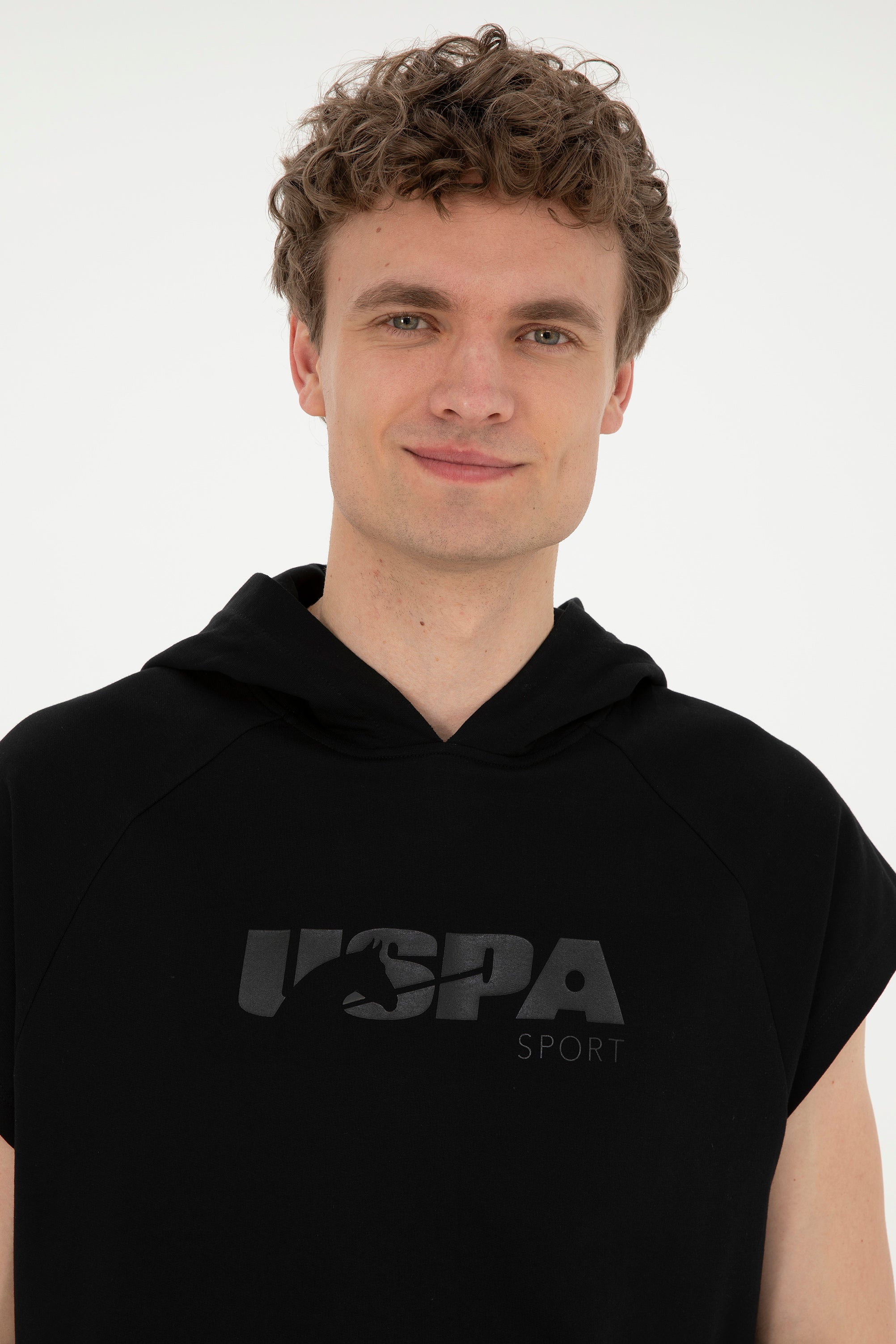 Hoodie USPA Sport me mëngë të shkurtra