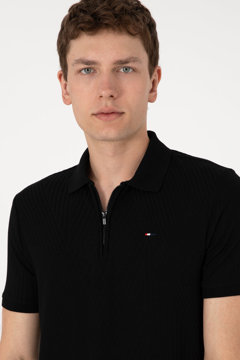 Bluzë polo me zinxhir
