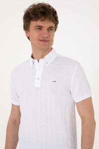 Bluzë polo me reliev