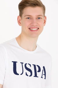 T-shirt me shkrim USPA retro