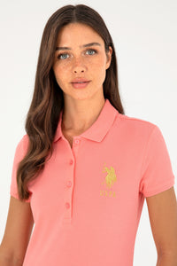 Bluzë polo klasike me logo ari