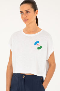 T-shirt crop-top USPA Sport