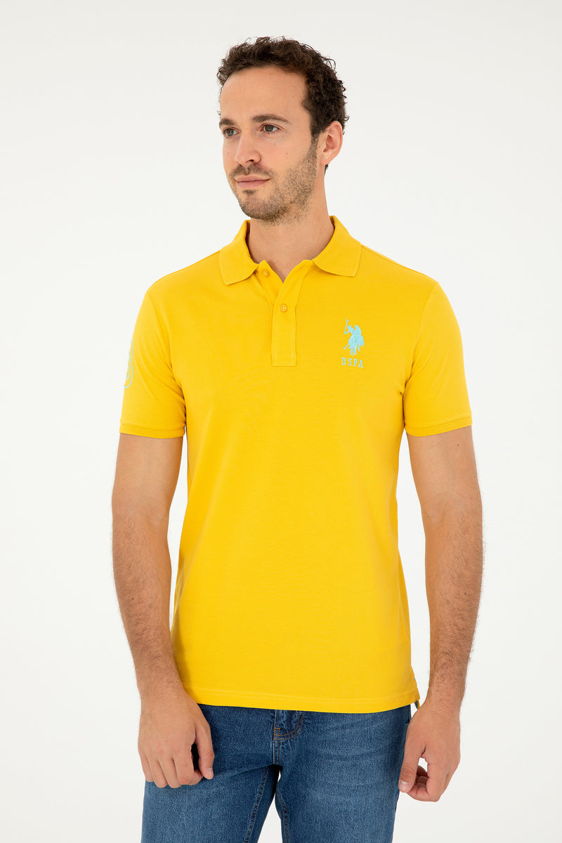 Bluzë polo klasike me logo shumëngjyrëshe