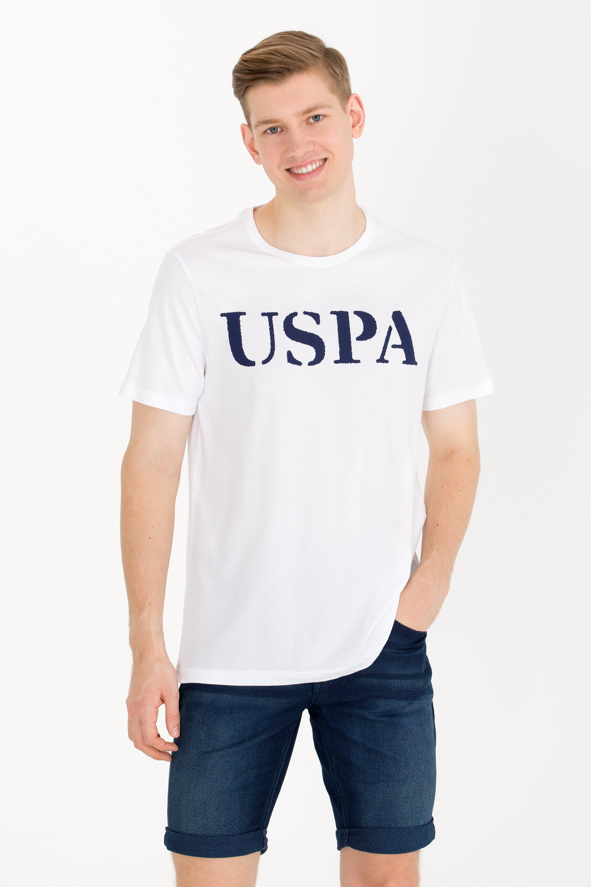 T-shirt me shkrim USPA retro