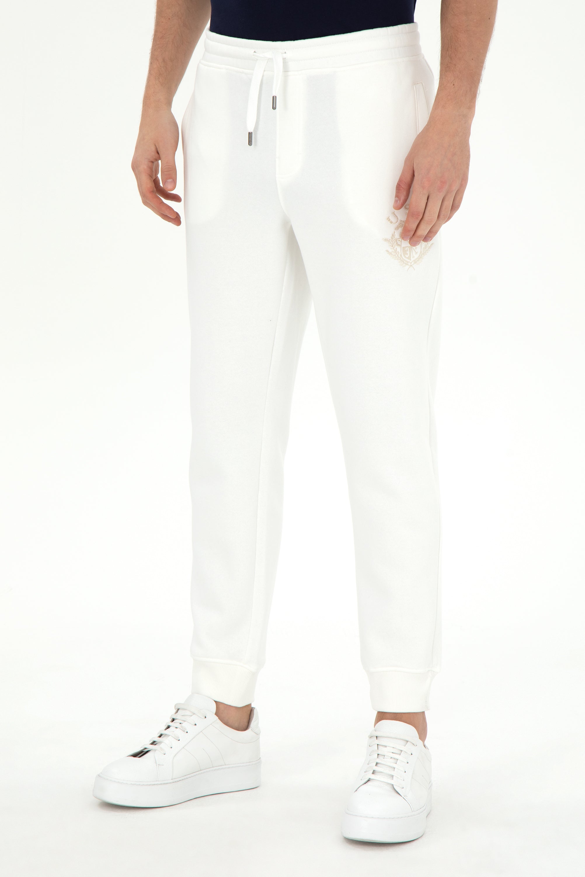 Tuta bazike sportive me logo të qëndisur