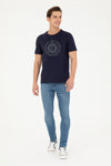 T-shirt me logo të stampuar