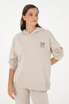 Hoodie bazik me shkrim minimalist USPA